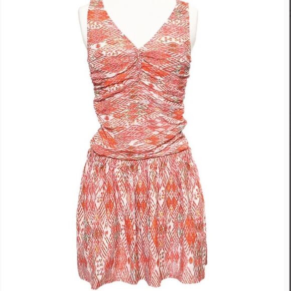 IRO Kilona Print Design Dress Feminine Contemporary Boho Vacation Resort - Picture 1 of 14